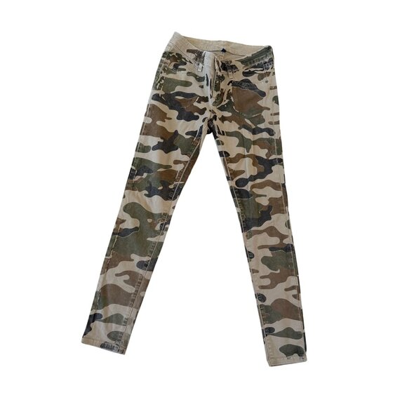 CARMAR Green Camo Print Skinny Jeans Size 27 - Picture 9 of 10